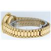 Image 7 : Rolex Ladies 18K Yellow Gold MOP Diamond Lugs President Wristwatch With Rolex Bo