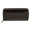 Image 1 : Louis Vuitton Black Vernis Monogram Zippy Wallet