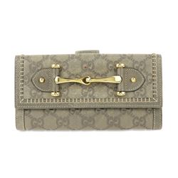 Gucci Grey Guccissima Hook Wallet