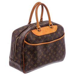 Louis Vuitton Monogram Canvas Leather Deauville Doctor Bag