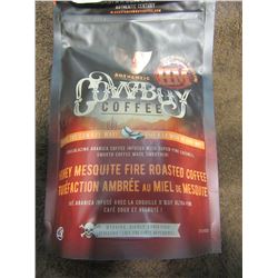 AUTHENTIC COWBOY COFFEE (227 G) (HONEY MEQUITE FIRE ROASTED) - PER BAG