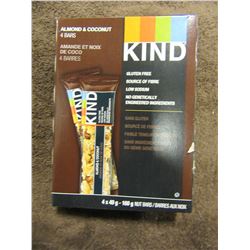 KIND ALMOND SEA SALT & DARK CHOCOLATE BARS (4 X 40 G BARS) - PER BOX