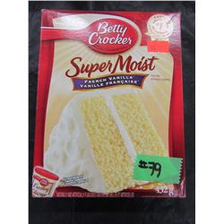 BETTY CROCKER SUPER MOIST FRENCH VANILLA CAKE MIX (432 G) - PER BOX