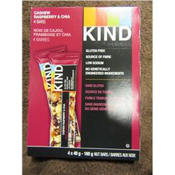 KIND CASHEW RASPBERRY & CHIA GRANOLA BARS (4 X 40 G) - PER BOX