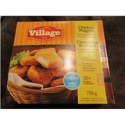 VILLAGE CHICKEN NUGGETS (750 G) - PER BOX