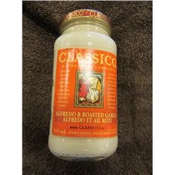 CLASSICO ALFREDO & ROASTED GARLIC PASTA SAUCE (410 ML) - PER JAR