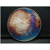 Image 2 : 2010 American Silver Eagle Monster Blue Toning Obverse and Reverse