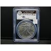 Image 1 : 2014 Amercian Silver Eagle PCGS MS70 First Strike Government Box #8  John Mercanti Signature