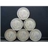 Image 2 : 1938,39,40,41,42,43 Silver Canadian Quarters  Nice Date Run