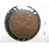 Image 2 : (6) Very Nice Old Foreign Copper Coins 1882,88 Canada Large Cent 1915 France 5C, 1916 10C 1870 Spain