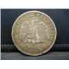 Image 2 : 1881 50 Centavos Mexico Silver Key Scarce