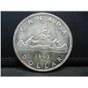 Image 1 : Uncirculated 1963 Silver Canada Dollar Flashy