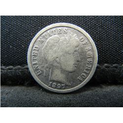 1897 Barber Dime Strong Details