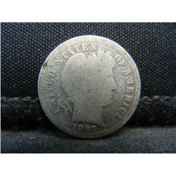1897 S Barber Dime Semi Key Date