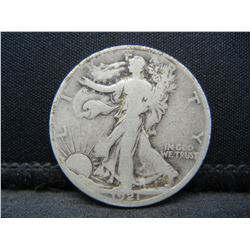 1921 S Walking Liberty Half Dollar Key Date