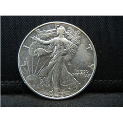 1942 Walking Liberty Half Dollar Strong Details