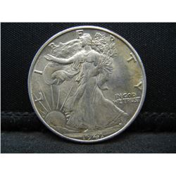 1941 S Walking Liberty Half Dollar AU/BU Key Date