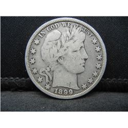 1899 Barber Half Dollar Strong Details