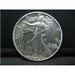 1942 Walking Liberty Half Dollar AU/BU