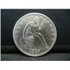 Image 1 : 1867 S Seated Half Dollar AU++ Details Scarce Date in Higher Grade