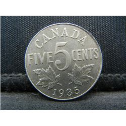 High Grade 1935 Canadian Nickel