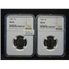 Image 1 : (2) 1965 Jefferson Nickels NGC MS66 NGC Price Guide For the Pair is $120