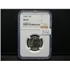 Image 2 : 1964+64d Silver Washington Quarters NGC MS65