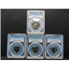 Image 1 : (4) 1971 S Jefferson Nickels PCGS PR69