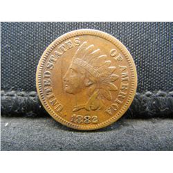 1882 Indian Cent Full Liberty Strong Details