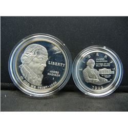 1993 Bill of Rights Two Coin Set
