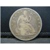 Image 1 : 1874 Seated Half Dollar