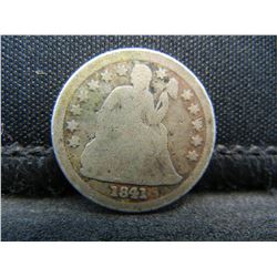 1841 Seated Dime