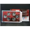 Image 1 : 2009 US Mint District of Columbia + U.S Territories Quarters Silver Proof Set