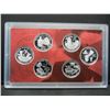 Image 2 : 2009 US Mint District of Columbia + U.S Territories Quarters Silver Proof Set