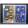 Image 1 : 2008 US Mint Proof Quarters Set+ Presidential Proof Coin Set Adams, Monroe, Jackson, Van Buren