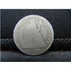 1876 Seated Dime