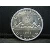 Image 1 : Uncirculated 1963 Silver Canada Dollar Flashy