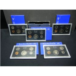 (5) 1972 Mint Sets Comes With Original Box