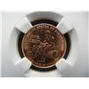 Image 10 : (5) 2009 Lincoln Cents NGC MS66 Red Formative Years First Day Ceremony