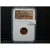 Image 2 : (5) 2009 Lincoln Cents NGC MS66 Red Formative Years First Day Ceremony