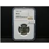 Image 1 : 1964 Silver Washington Quarter NGC MS65