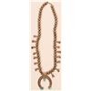 Image 1 : Vintage Navajo Turquoise Squash Blossom  (117005)
