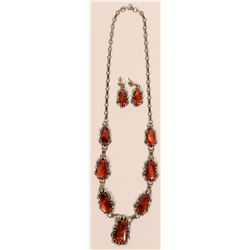 Spiny Oyster Necklace Set  (117008)