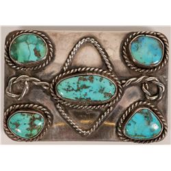 Vintage Navajo Belt Buckle  (117024)
