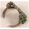 Image 2 : Navajo Made Turquoise Cluster Bracelet  (117034)