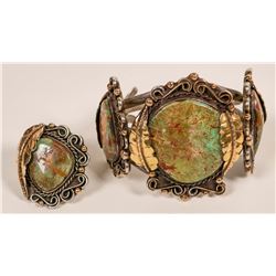 Vintage Navajo Bracelet and Ring  (117037)