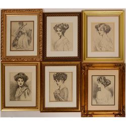 15 Antique Gold Frames  (110705)