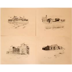 Four Bodie, California Prints  (115608)