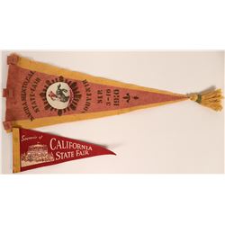 Two California State Fair Pennants  (115697)