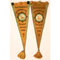 Two California Admission Pennants  (115691)